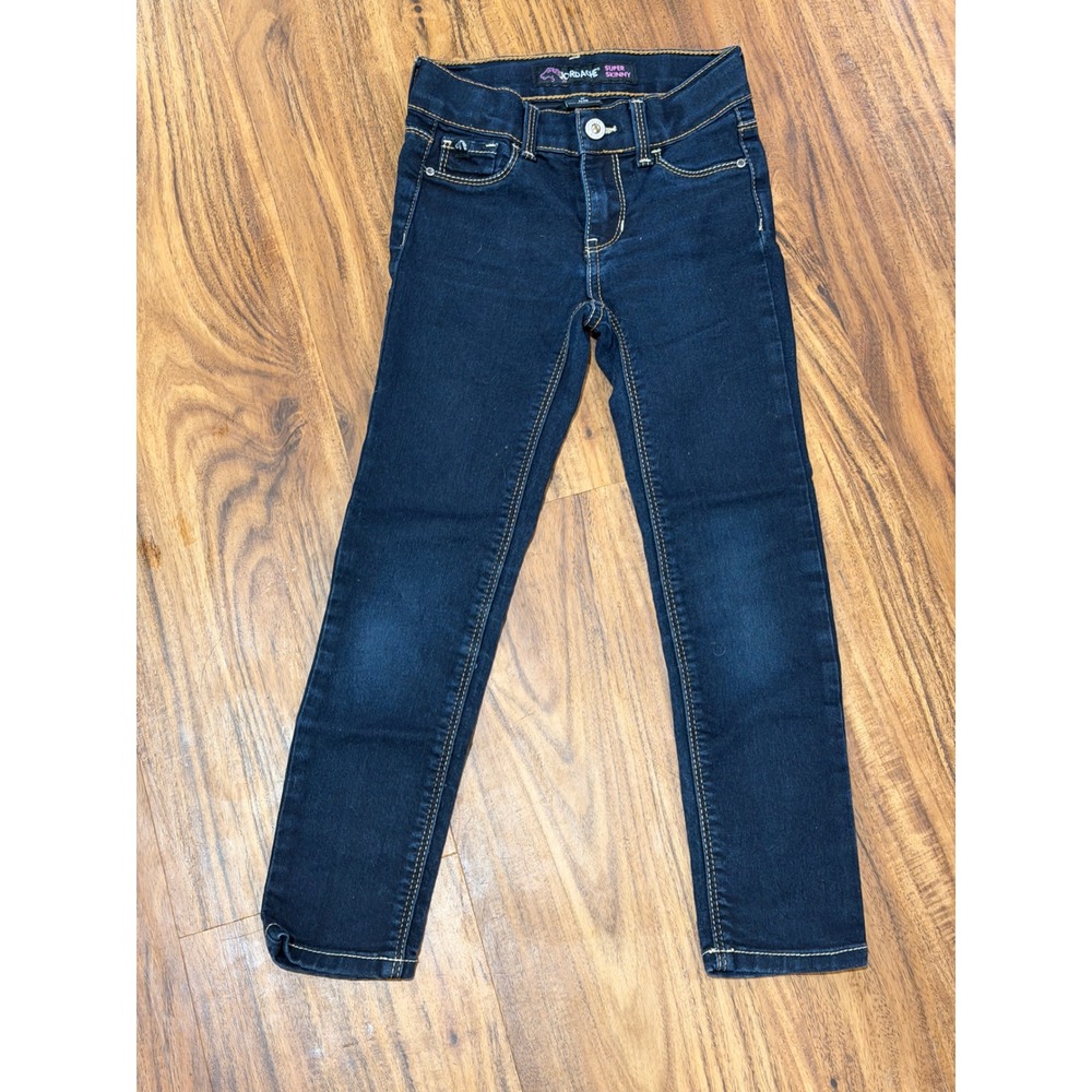 Casual Girls Jordache Super Skinny Jeans 6 Slim Dark Indigo Wash
